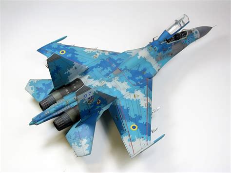 Su 27ubm 1 Flanker C Ukrainian Af 172 Trumpeter Ready For