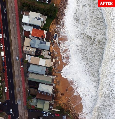 Impact Of King Tides On Collaroy Properties Revealed After Sydney Storm Daily Mail Online