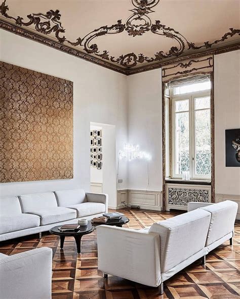 Living Room Of Art Collector Patrizia Sandretto Re Rebaudengo Turn Of