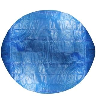 Blue Round Floating Solar Cover For Steel Frame Swimming Pool