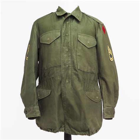 Us Army M 1951 Field Jacket 1950s Vietnam War 1st Cav Rare Gear Usa