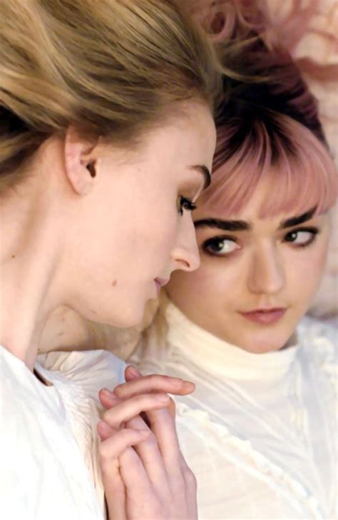 With Sophie Turner Edited By Araybian Maisie Williams Maisie