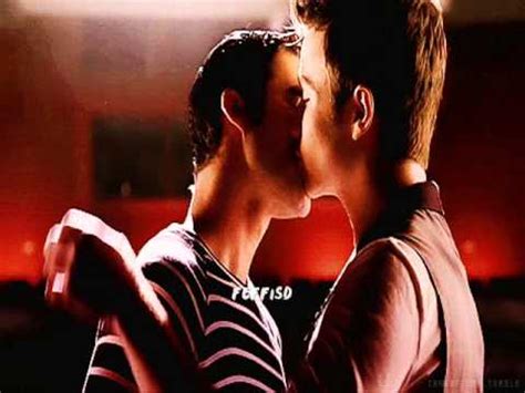Glee Klaine Kisses In Slow Motion YouTube