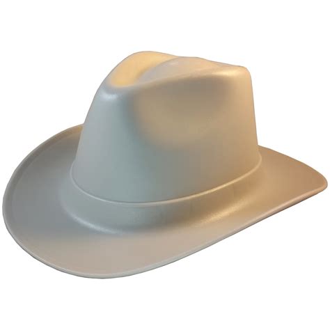 Occunomix Cowboy Hard Hat Western Hard Hat Light Grey