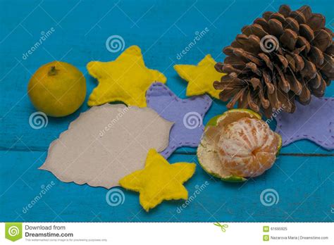 Christmas And New Year Still Life Stock Image - Image of text, healthy ...