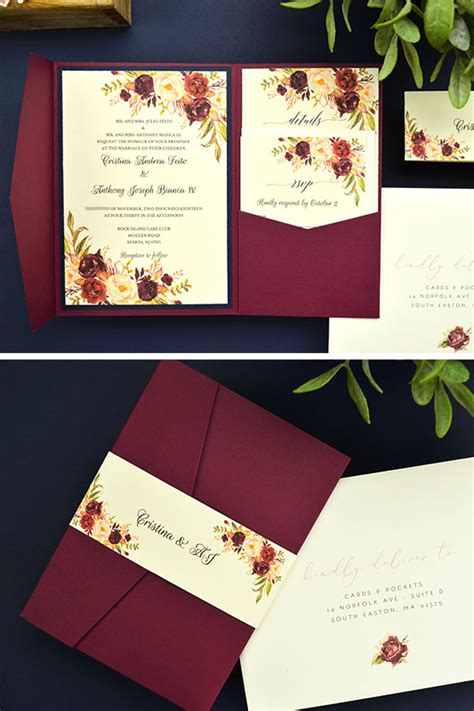 Check spelling or type a new query. My DIY Story: Burgundy & Navy Pocket Invitation - Cards & Pockets Design Idea BlogCards ...