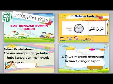 Kelas 6 Bahasa Arab Assaah 2 By Teti Yulyana S Ag YouTube