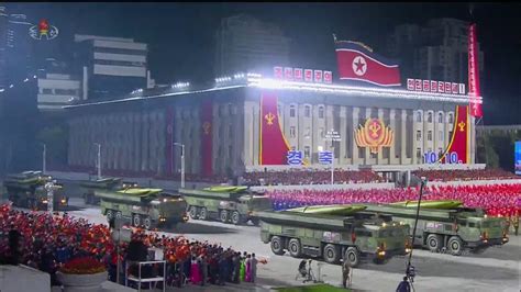 North Korea Military Parade Marks Ruling Partys 75th Anniversary