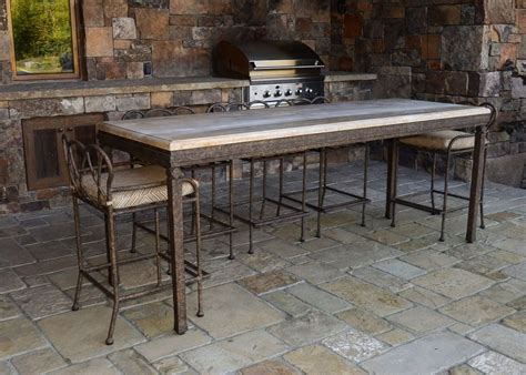 Outdoor bar and counter tables are largely differentiated by size, height, and style — whittle down the choices by reading our complete guide to buying an outdoor bar or counter set. Cyprus Counter Height Table CCS-110 w/ Stools CCS-155 ...