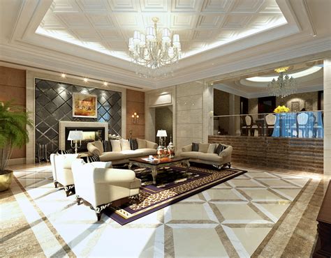 See more ideas about living room with fireplace, living room designs, fireplace. Luxury Modern Living Room With Fireplace 3D Model MAX ...