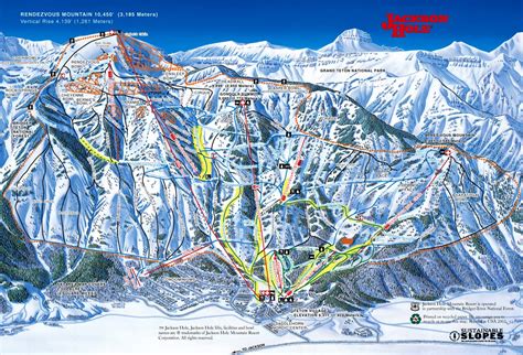 Jackson Hole Trail Map Unofficial Networks