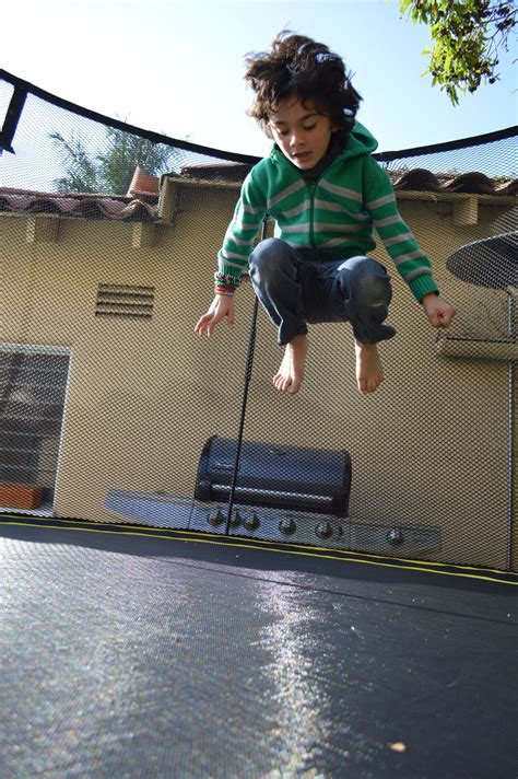 Many people ask themselves, how can i jump higher on a trampoline. i have a few tips that can help you adjust something as simple as your positioning so you jumping on a trampoline is very similar to jumping on solid ground. Go Jump on a Trampoline But Do It Safely | SheSpeaks