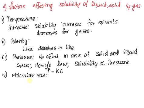 Solved Q3 Explain The Factors That Affect Solubility And Miscibility