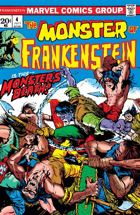 Frankenstein 1973 4 Comic Issues Marvel