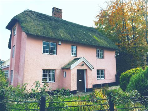 Pink Cottage Devon England Pink Cottage House Styles Great British