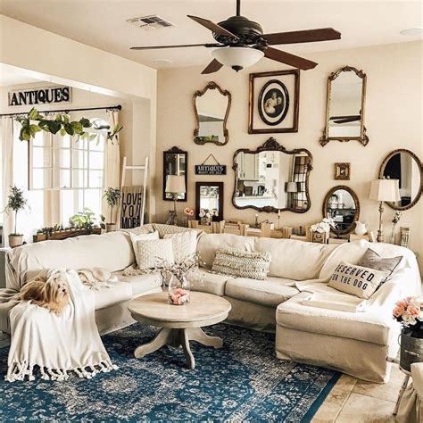 Living Room And Gallery Wall Inspiration French Country Living Room