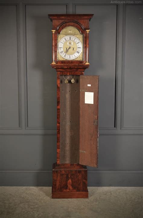 Antiques Atlas Queen Anne Walnut Longcase Grandfather Clock