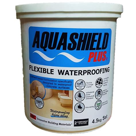 Abc Aquashield Plus Flexible Cementitious Waterproofing 45kg Set