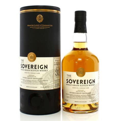 Invergordon 1988 31 Year Old Single Cask 17206 Hunter Laing The Sovereign Auction A30122 The