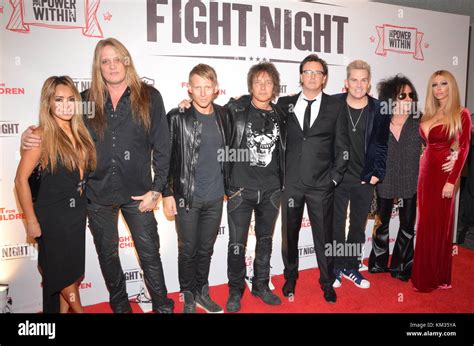 Fight Night Fight For Children Arrivals Featuring Sebastian Bach