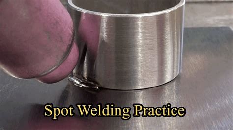 Spot Welding Practice Tig Welding Mm Stainless Steel Tube Youtube