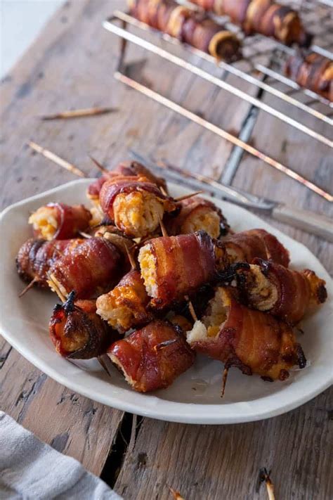 It can also be a drink or multiple drinks containing alcohol. Bacon Wraps, a salty, sweet holiday appetizer everyone ...