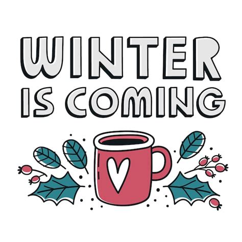 Premium Vector Winter Is Coming