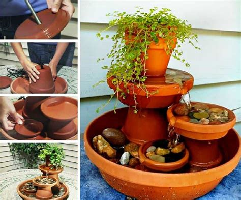 Diy Clay Pot Water Feature Instructions Video The Whoot Diy Water