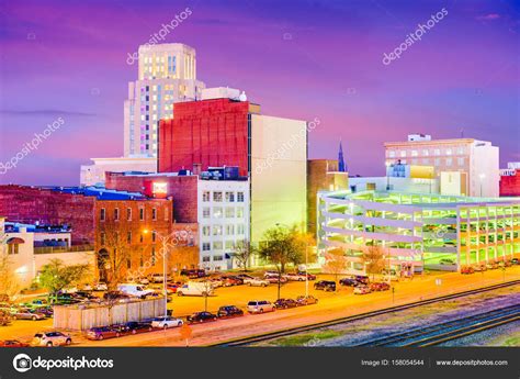 Durham North Carolina Usa Skyline — Stock Photo © Sepavone 158054544