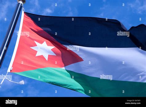 Jordan Flag Hi Res Stock Photography And Images Alamy