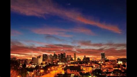 Skyscrapers in downtown los angeles photo by fotosearch / csp_photoquest. Sunrise over Downtown Los Angeles | Downtown los angeles ...