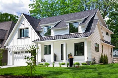 Most houses have black roofs, (or grey). Exteriors colors (but add in brown cedar shakes and brown ...