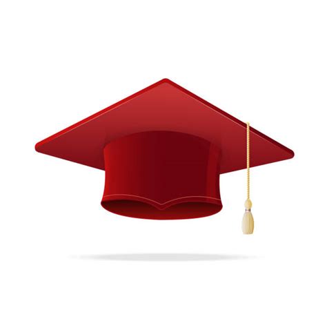 Red Graduation Hat Stock Photos Pictures And Royalty Free Images Istock