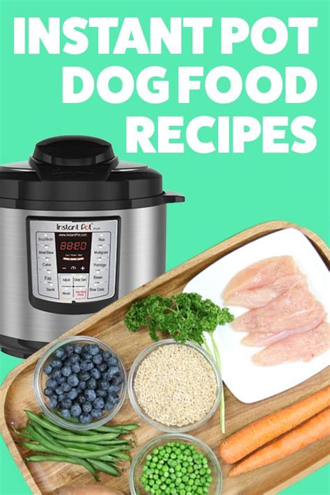 Maybe you would like to learn more about one of these? Easy DIY Dog Food You Can Make in Your Instant Pot | Dog ...