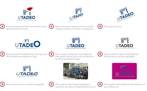 Uso Del Logo Usos Incorrectos Universidad De Bogotá Jorge Tadeo Lozano