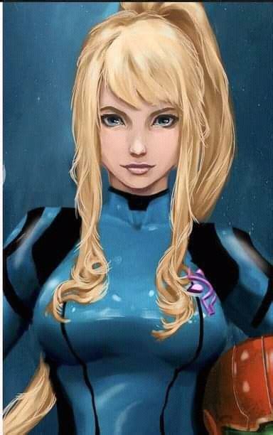 Samus Aran From Metroid In Her Zero Suit Metroid Samus Zero Suit