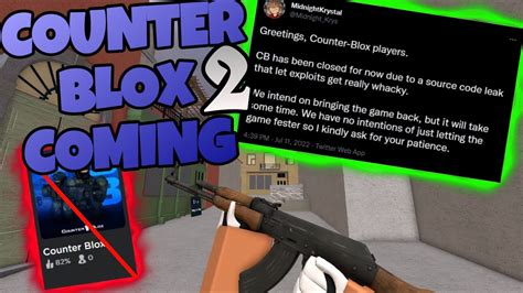 What Happened With Counter Blox Game Shut Down Youtube