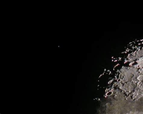Moon Shot Through A 10 Inch Dobsonian Telescope Rspace