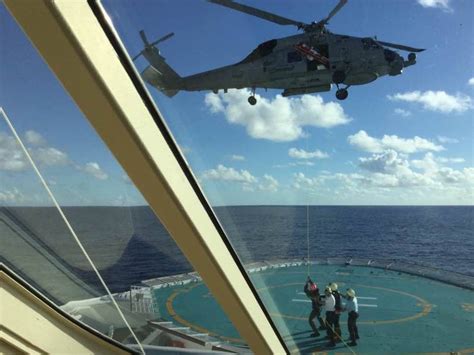 Coast Guard Navy Coordinate Medical Evacuation For Man On Cruise Ship Off Maui Commander U S