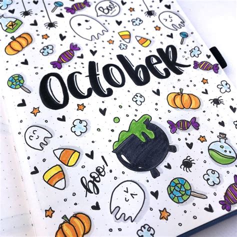 How To Setup Your Dingbats Notebook For October Using A Halloween Them