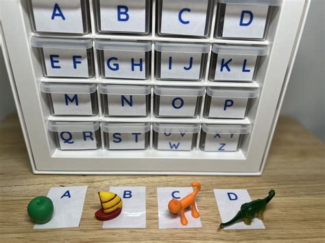 Alphabet Set Alphabet Objects Montessori Minis Alphabet Trinkets