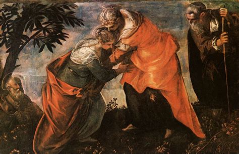 Visitation C1588 Tintoretto