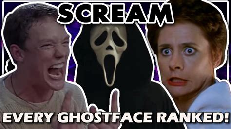 Every Ghostface Ranked Scream Vi Kllers Included Youtube
