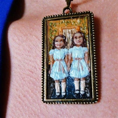 The Grady Twins Sculpted Entirely Out Of Colored Polymer Clay To