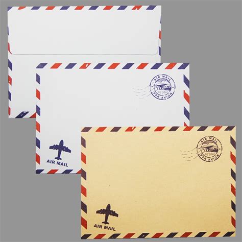 Kraft Air Mail Envelopes White Wedding Envelopesbrown Paper Envelope