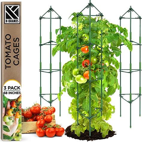 K Brands Cage à Tomates Tuteurs Pour Plantes De Tomates Treillis