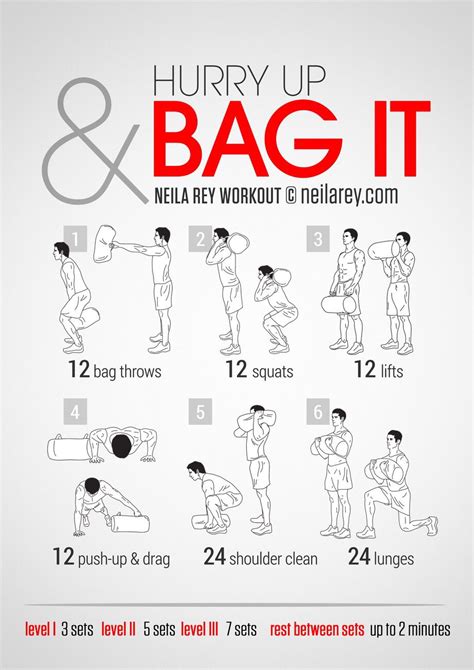 Neila Rey Sandbag Workout Aerobics Workout Strength Training Routine