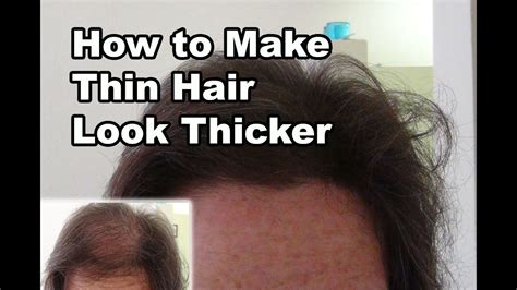 How To Make Thin Hair Look Thicker Amazing Before And After Youtube
