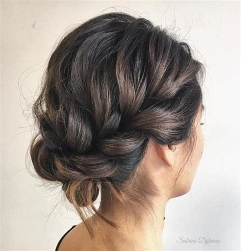 This is one of those cute updos for medium length hair. 60 Easy Updo Hairstyles for Medium Length Hair in 2020