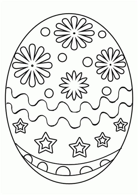 Detailed Easter Egg Coloring Pages Coloring Home